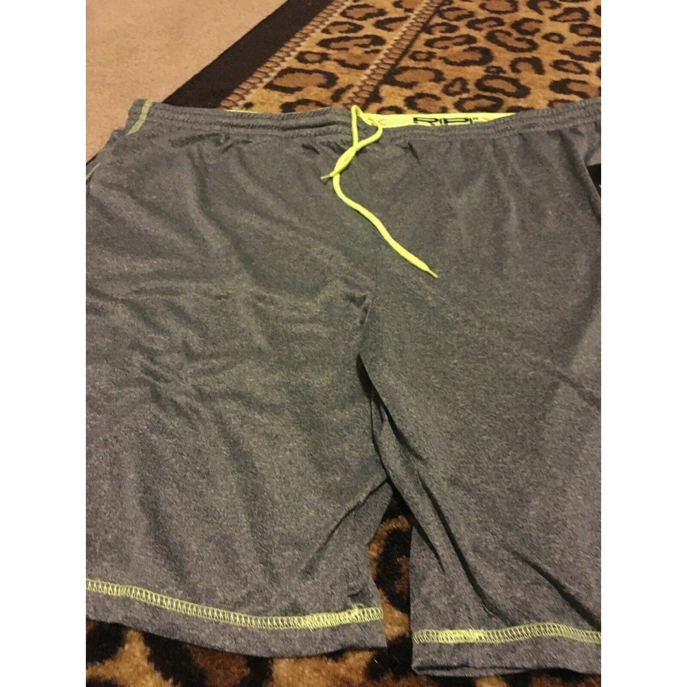 RPX Men's Big & Tall Gray Shorts Cool Tek Active Lightweight Choose Your Size